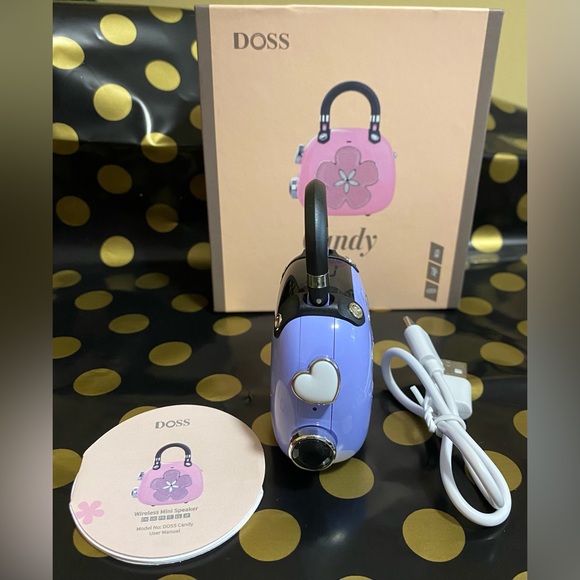 Doss Candy Mini Portable Bluetooth Speaker Mighty Sound Purple Brand New - Picture 3 of 11